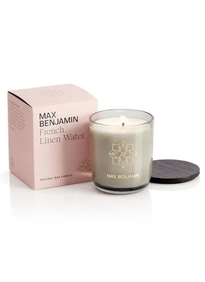French Linen Water Luxury Candle